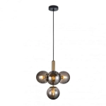 kinkiecik.pl Lampa wisząca Ravena PND-2324-4B BRO+SG Italux